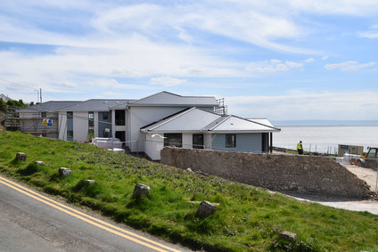 New apartments being constructed at Ogmore-by-Sea
